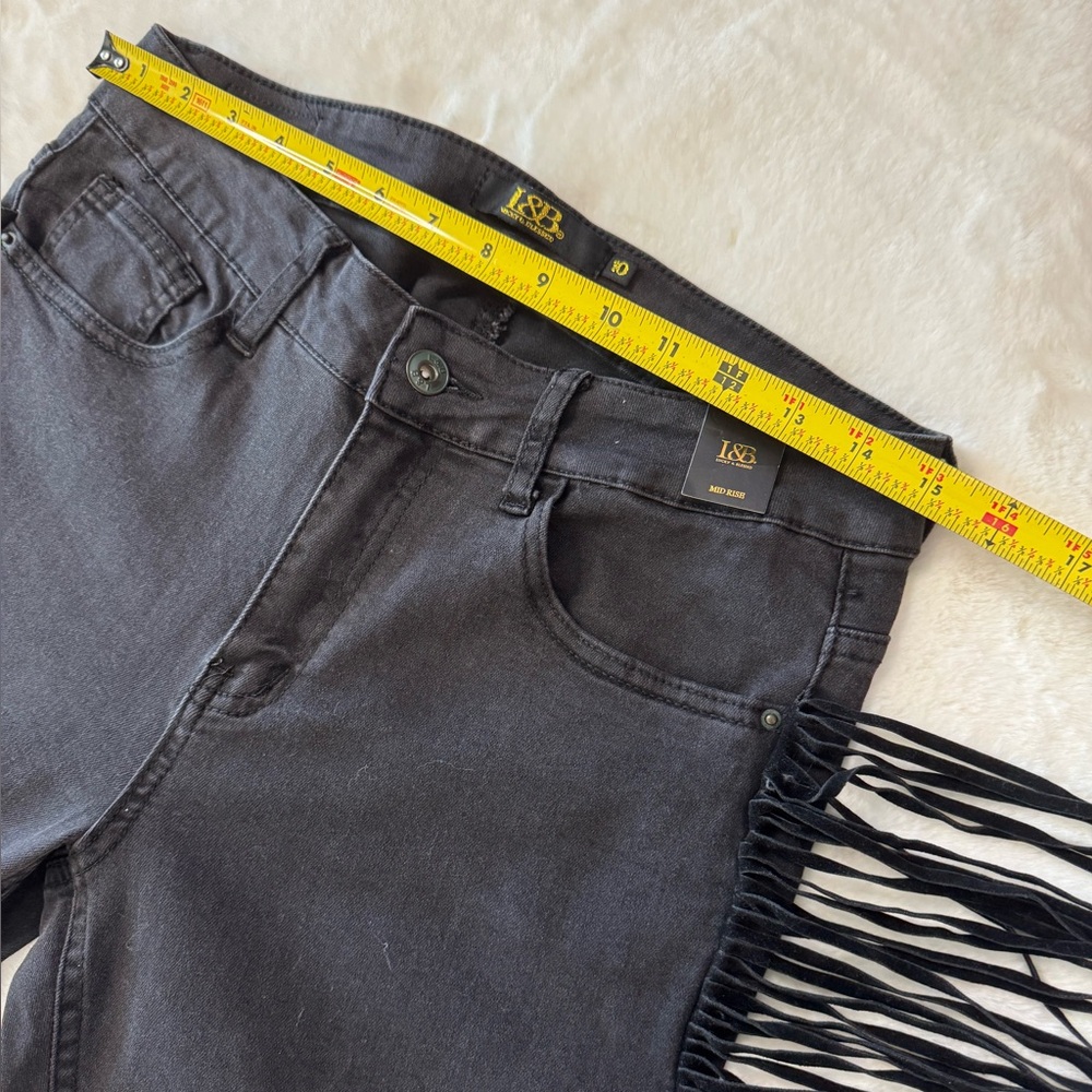 Lucky & Blessed Black Fringe Skinny Jeans - Picture 10 of 12